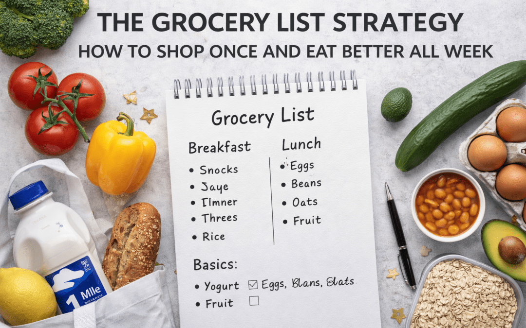 The Grocery List Strategy: How to Shop Once and Eat Better All Week